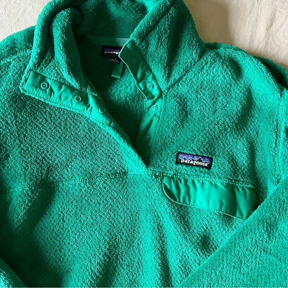 Patagonia Re-Tool Snap-T fleece Pullover sweater in green - Picture 2 of 4